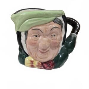 Royal Doulton Sairey Gamp Mini Character Jug / D6045 / 2.5" / Vintage
